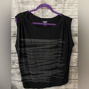 🌺Lane Bryant tank, silver stud details, size 22/24